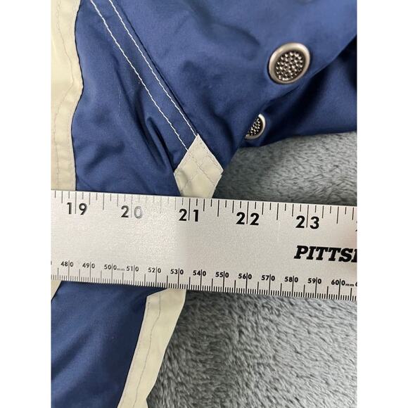 Tusk Vintage Snowboard Jacket Women's Size 10 White Blue Zip  Y2K Ski #944-80J - Picture 15 of 16